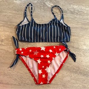 Billabong Juniors Stars & Stripes Bikini - Size 12